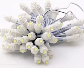 Warm White Color 9mm Pixel LED Modules Good Brightness New Gray LED Wireless Christmas Lights
