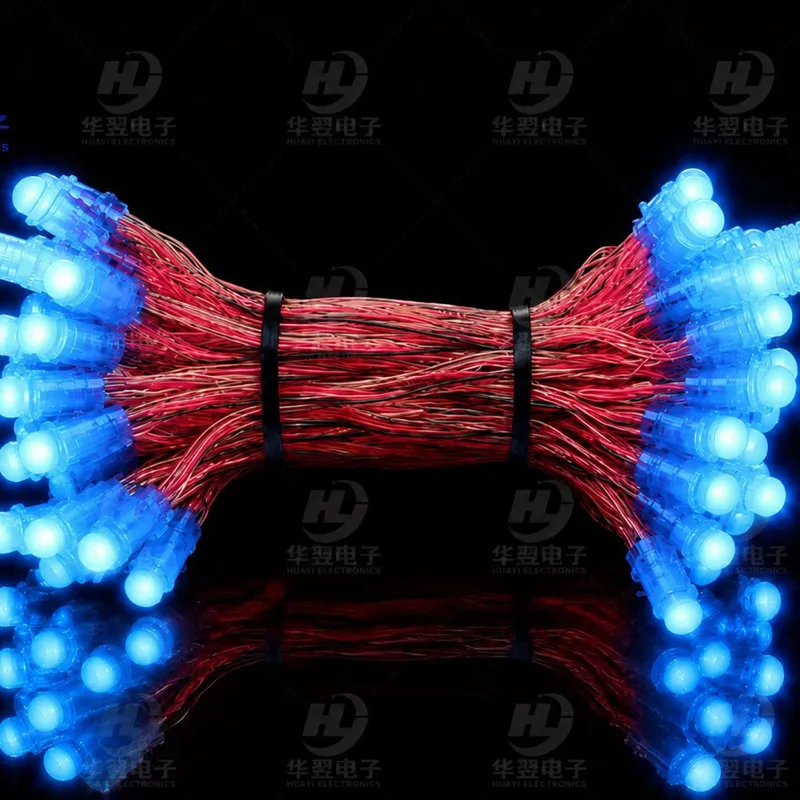 Led Smd Light String 220V 9mm Waterproof Single Color Pixel Light Led Advertising Light